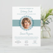 Programme du service commémoratif de la grâce éter (Debout devant)