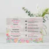 Programme du week-end de la fête de mariage Invita (Debout devant)