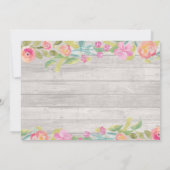 Programme du week-end de la fête de mariage Invita (Dos)