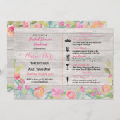 Programme du week-end de la fête de mariage Invita (Devant / Derrière)