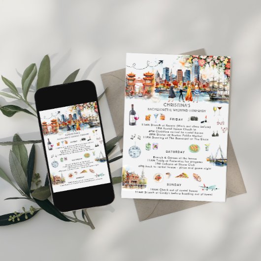 Programme du week-end de l'enterrement de vie de j