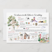 Programme du week-end de mariage | Gathering Oaks  (Devant)