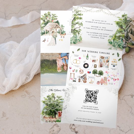 Programme du week-end de mariage | Gathering Oaks 