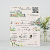 Programme du week-end de mariage | Newport, RI (Debout devant)
