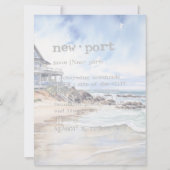 Programme du week-end de mariage | Newport, RI (Dos)