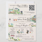 Programme du week-end de mariage | Newport, RI (Devant)