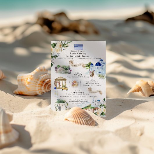 Programme du week-end de mariage | Santorin Grèce
