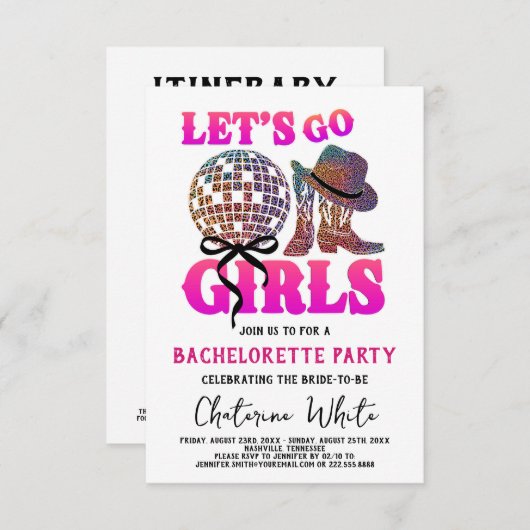 Programme du week-end de rodéo enterrement de vie  (Devant / Derrière)