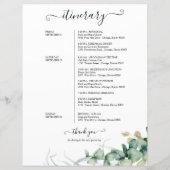 Programme du week-end de verdure d'eucalyptus saug (Dos)