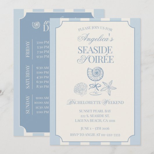 Programme du week-end entre filles à la Soirée au  (Devant / Derrière)