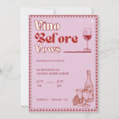 Programme du weekend EVJF Vino Before Vows (Devant)