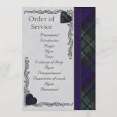 Programme écossais de mariage Tartan - Maccallum (Dos)