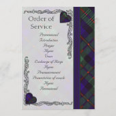 Programme écossais de mariage Tartan - Murray (Dos)