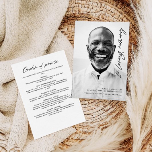 Programme Écriture Élégante Moderne En Souvenir Affectueux F