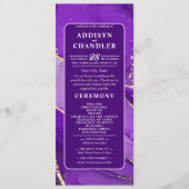 Programme Élégance Ethérée : Mariage mauve d'inspiration géo (Devant)