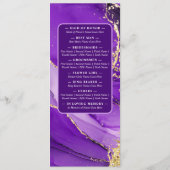 Programme Élégance Ethérée : Mariage mauve d'inspiration géo (Dos)