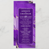 Programme Élégance Ethérée : Mariage mauve d'inspiration géo (Devant / Derrière)