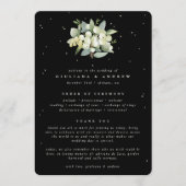 Programme Élégant Bouquet de mariage Black Snowberry + Eucal (Devant)