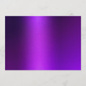 Programme Élégant Calendrier de Mariage aux Violettes Lumine (Dos)