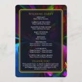 Programme Elegant Classic Modern Floral Pattern #902 Wedding (Dos)