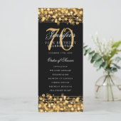 Programme élégant de 70e anniversaire Menu Or+Merc (Debout devant)