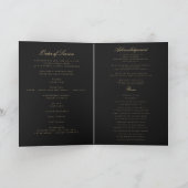 Programme élégant de célébration de la vie avec ph (Intérieur)