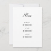 Programme élégant de fête d'anniversaire 80 ans Me (Dos)