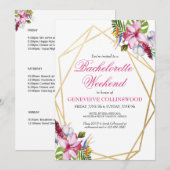 Programme élégant de week-end de enterrement de vi (Devant / Derrière)