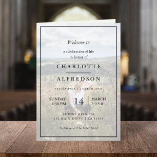 Programme Élégant enterrement Photo commémorative de l'ord