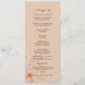 Programme Elégant Fleurs d'Aquarelle en terre cuite (Dos)