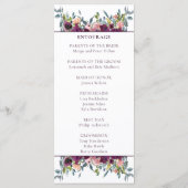Programme Élégant floral | Purple Mariage Garland (Dos)