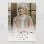 Programme Élégant Funéraire Ordre Du Service Photo (Devant)