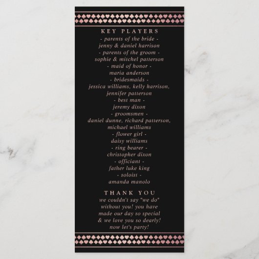 Programme Elégant Las Vegas Destination Mariage (Dos)