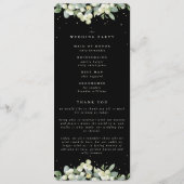 Programme Elégant Mariage Black Snowberry+Eucalyptus Stem (Dos)