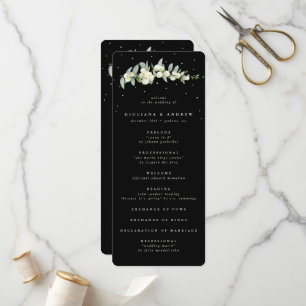 Programme Elégant Mariage Black Snowberry+Eucalyptus Stem