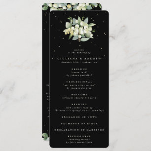Programme Elégant Mariage de bouquet Black Snowberry+Eucalyp