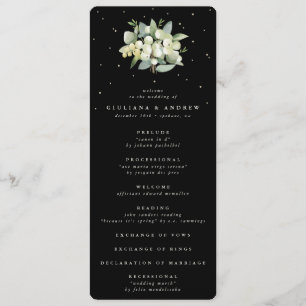 Programme Elégant Mariage de bouquet Black Snowberry+Eucalyp