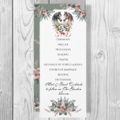 Programme Élégant Mariage de cheval de printemps