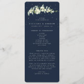 Programme Elégant Mariage de  de la Marine Snowberry+Eucalyp (Devant)