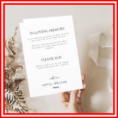 Programme Élégant Mariage de moto simple noir et blanc