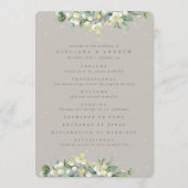 Programme Elégant Mariage d'hiver Greige Snowberry+Eucalyptu (Devant)
