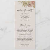 Programme Élégant Mariage Floral & Fern | Jardin botanique (Dos)