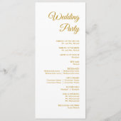 Programme Elegant Minimalist Modern Islamic Wedding Program (Dos)