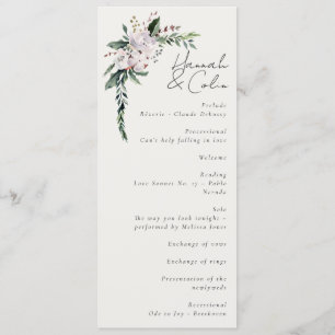 Programme Élégant minimaliste Wreath hiver blanc vert