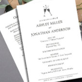 Programme Élégant Moderne Éléments simples Mariage