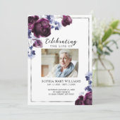 Programme Élégant ordre funéraire Floral Memorial (Debout devant)