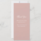 Programme élégant pour 70e anniversaire Remercieme (Dos)