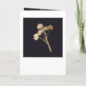 Programme Élégant Rose de fleurs or Buds Mariage plié (Dos)