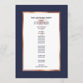 Programme Elégant Rose de marine Gold Palm Tree Tropical Mar (Dos)