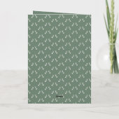 Programme Elégant Sage Green Script Mariage Commande de serv (Dos)